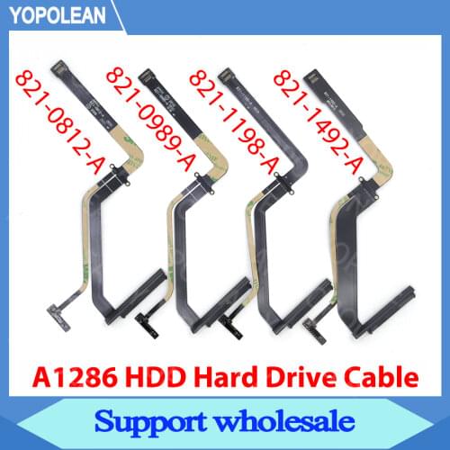 New A1286 HDD Hard Drive Cable For Macbook Pro 15" A1286 821-0812-A 821-0989-A 821-1198-A 821-1492-A 2009 2010 2011 2012 year