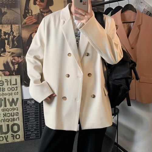 Autumn Multi-color Blazer Mens Fashion Office Business Society Mens Suit Jacket Korean Loose Casual Dress Jacket Men M-3XL