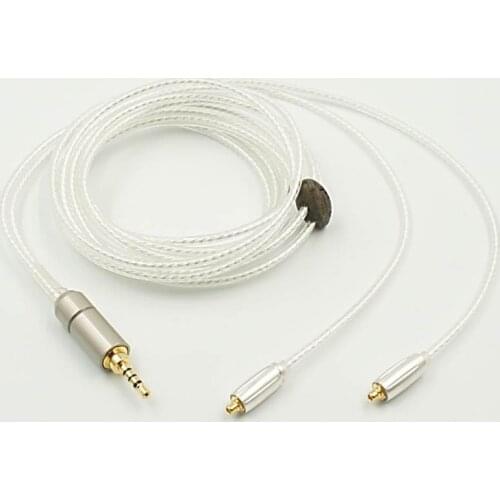 OURART Ti7 5N Single Crystal Copper Silver-plated MMCX 2.5mm Balanced Earphone Upgrade Cable