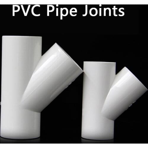 PVC Inner diameter 20mm-32mm 3 Way Connector Water Pipe y Adapter Garden irrigation System Tube Fittings PVC Pipe Joints 1 Pcs