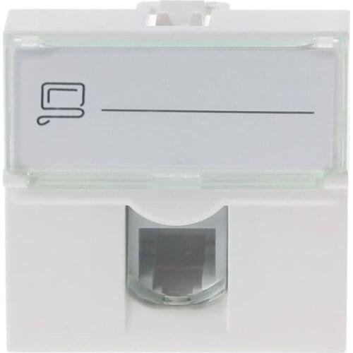 CAT6 Network Module Information Socket RJ45 8P8C Connector Adapter Keystone Jack Standard Wall Plate P82A