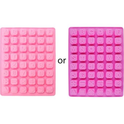 Silicone Alphabet Letters Number Chocolate Mold Cake Fondant Decorating Tools