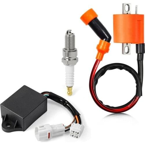 Ignition Coil Spark Plug CDI Box 4BD-85540-10-00 for Yamaha Timberwolf 250 YFB250 Bear Tracker 250 YFM250B/X