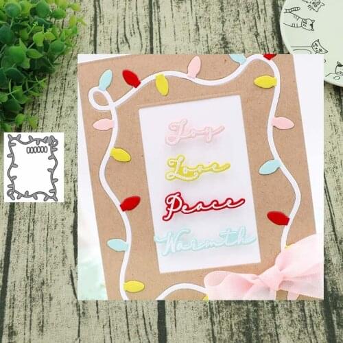 Ring light Metal Cutting Dies cut die mold decoration Scrapbooking Embossing paper craft mould punch stencils