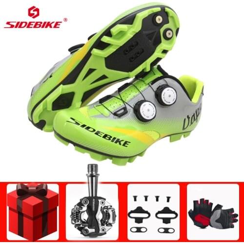 SIDEBIKE cycling shoes sapatilha ciclismo mtb spd Pedals mountain bike men sneakers women Self-locking Athletic bicycle Shoes
