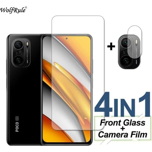 2Pcs For Xiaomi Poco F3 Glass X3 Pro NFC M3 F2 Pro Screen Protector Tempered Glass HD Protecitve Phone Film For Xiaomi Poco F3