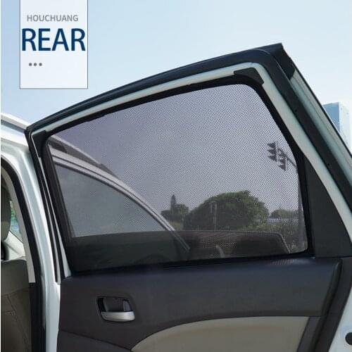 4PCS/Set Or 2PCS/Set Magnetic Car Side Window SunShades Mesh Shade Blind For VW Sagitar 2012 2013 2014 2015 2016 2017 2018