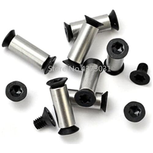 4Pieces Tactics lock DIY tools material Knife handle Fastening Plum style M4 ESEE Knives screw Rivet Furniture processing screw