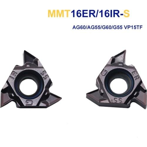 5pcs 16ER AG60 AG55 G55 G60 A55 MMT 16IR A60 Lathe Carbide Threading Inserts High Quality Turning Threaded Tool