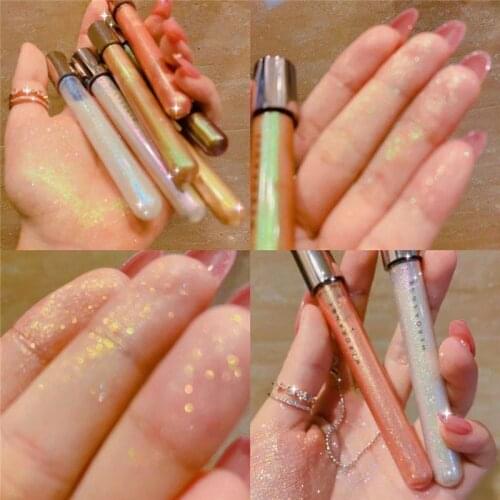 6 Colors Diamond Eye Shadow Shiny Metal Shimmer Glow Glitter Single Liquid Eyeshadow Makeup Pigment Accessorices Cosmetics