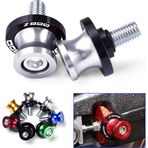 7 Colors For Kawasaki Z800 Z 800 2013 2014 2015 2016 2017 18 8MM Motorcycle accessories CNC Swingarm Spools slider stand screws