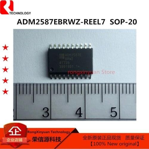 ADM2587EBRWZ-REEL7 ADM2587EBRWZ SOP-20 ADM2587E ADM2587 RS-485 Transceiver with ±15 kV ESD Protection 100% New Original