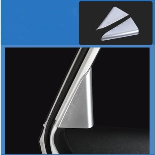 For Kia Sportage R 2018 2019 2020 Car Accessories ABS Door Triangle Cover Trim Window C Pillar Frame Decoration Cover Styling