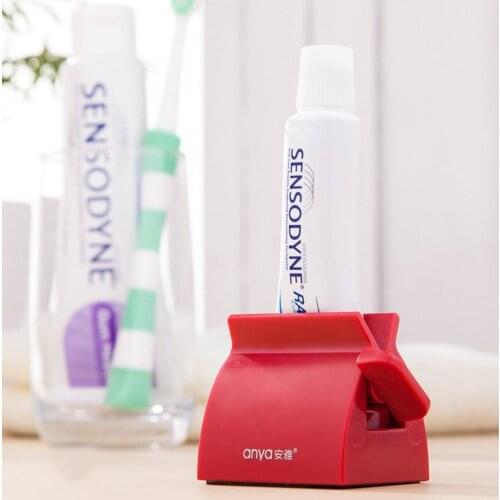 Toothpaste Squeezer Facial Cleanser Hand Cream Squeezer Portable Plastic Toothpaste Dispenser Home Bathroom Accessories Sets