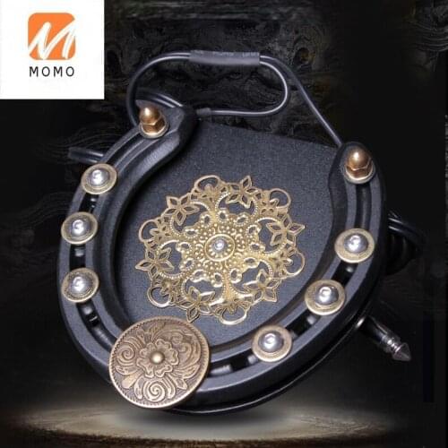 Retro Tattoo Machine Power Metal Footswitch Pedal Type with Line Pedal Stinging Tattoo Material