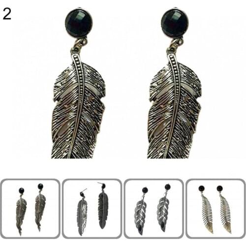 Leaf Earrings Wear-resistant Hollow Out Leaf Stud Earrings for Party