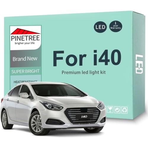 15Pcs Led Interior Light Kit For Hyundai i40 VF Saloon Wagon CW 2011- 2015 2016 2017 2019 LED Bulbs Dome Map Reading Canbus