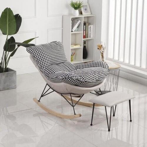 Small apartment single lazy sofa home snail rocking chair bedroom balcony leisure recliner net red sofa chair