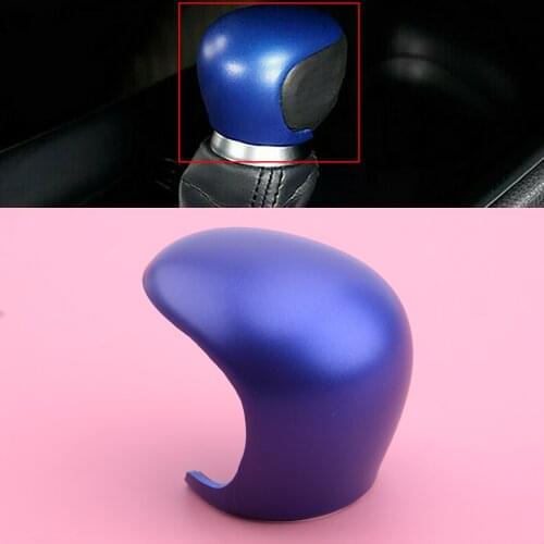 Matt Blue Car Gear Lever Shift Knob Cover Decor Trim fit for Toyota C-HR CHR 2016 2017 2018 2019