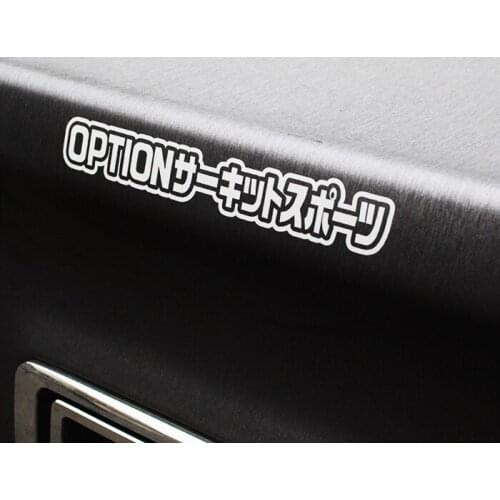 Car Styling and Decals Creative Letters Option Motorcycle Laptop Luggage Skateboard Decorate Sticker Applique Hollow Out