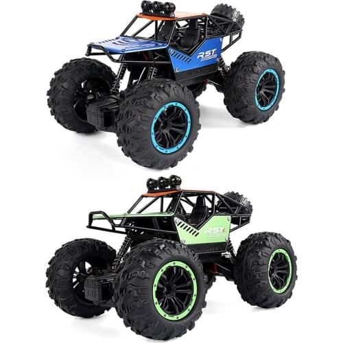 Rechargeable Mini Four-Way Drive Car Model 2.4G Radio Remote Control Stunts Off-Road Rock Climbing Drift Racing Toy Car Gifts