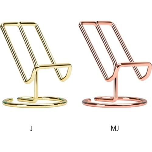 Golden Plated Iron-plated Mobile Phone Frame Tablet Support Frame Desktop Homes Mobile Phone Home Storage Supplies