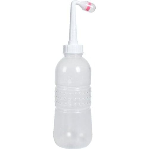 Handheld Bidet Sprayer Personal Douche Cleaner Hygiene Washer Bottle with Cap Q81B