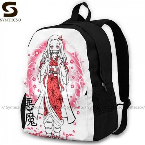 Demon Slayer Backpacks Festival Runner Soft Backpack Streetwear Polyester Bags