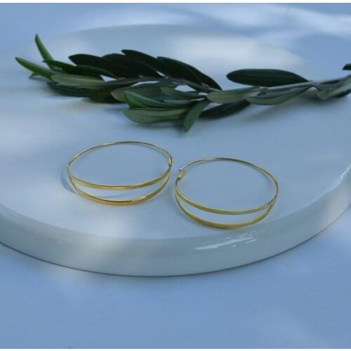 Handmade silver earrings free shipping from Turkey