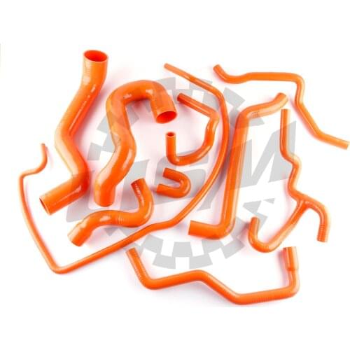 Silicone Radiator&Heater Hose For SAAB 9-5 95 2.0T 2.0t BLACK Silicone Coolant and Turbo Combo Hose