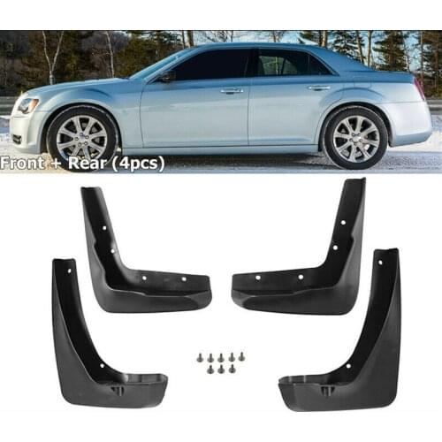 Front Rear Mud Flaps Splash Guards for Chrysler 300C 2011-2019 Second Gen MudFlap Mudguards Splash Guards Fenders 300c 2013 2014
