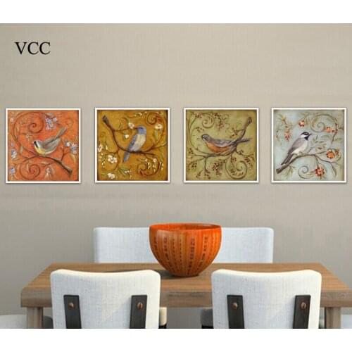 VCC Bird,Oil Paintings On The Wall,Wall Art Canvas Painting,Picture Cuadros Decoracion,Wall Pictures For Living Room,Home Decor