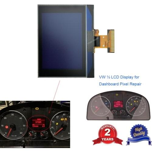 VDO LCD Display Screen Speedometer Dashboard Instrument Cluster For VW Golf 5 Golf 6 Touran Passat Jetta Seat Toledo