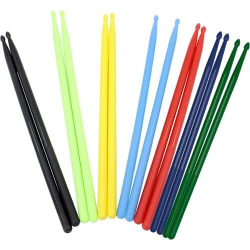 1 Pair Drum Stick Lightweight Granule Handle Water Drop Type Head Professional Nylon Drumstick for Drummer Accessories