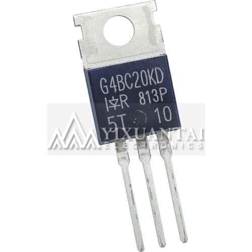 10pcs/lot 100% NEW origina G4BC20KD IRG4BC20KD 600V 16A TO-220AB TO220 Triode Transistor TO-220