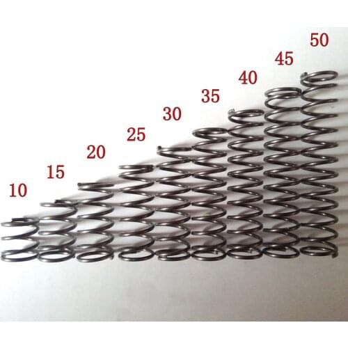 10PCS Manufacture Customized Steel Metal Spring Compression Spring ,1.5mm Wire Diameter*15mm Out Diameter* (5-50)mm Length