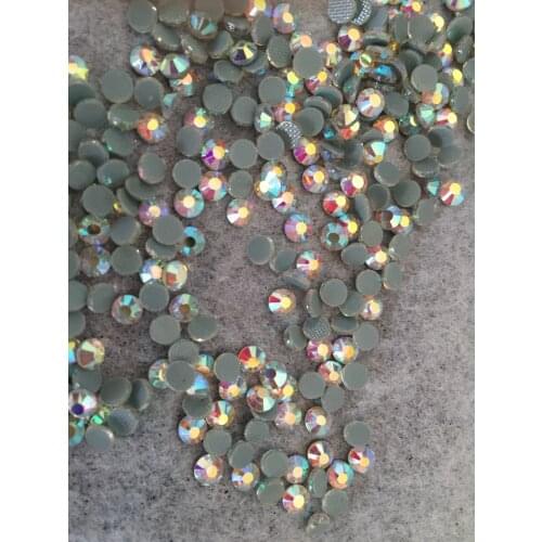 100 bag/lot Crystal AB SS20 DMC HotFix FlatBack Rhinestones crystal hot fix stone Iron On Rhinestones garment sewing stones