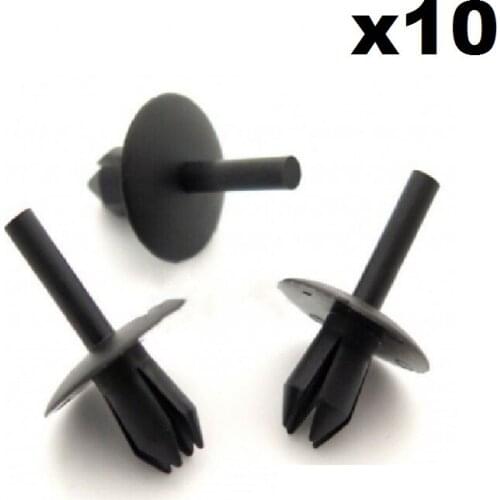 10x Plastic Trim Clip Rivets, Fit a 5.5mm hole, FIX103, Fits For some Ford