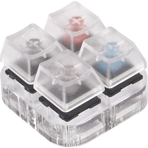4 Keys Mechanical Keyboard Switches Tester Keycap Testing Tool for Cherry MX