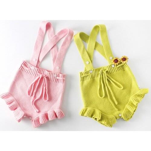 Baby Newborn Bodysuit Sweater Kids Spring Summer Kintted Clothing Fashion Baptism Birthday Outfits Overall Infantil Baby Outfits