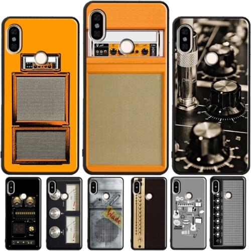 Retro Amplifier Case For Xiaomi Redmi Note 8 Pro 9 Pro 8T 9S Note 10 Pro Cover For Redmi 9C 9 9A 8A 7A 9T