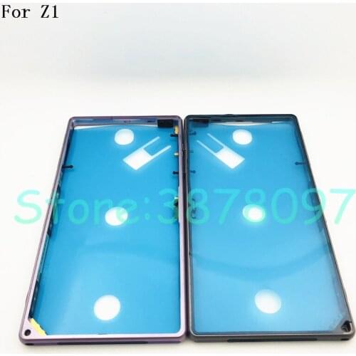 For Sony Xperia Z1 L39h C6903 Middle Frame Housing Bezel Middle Metal Side Plate Replacement Part