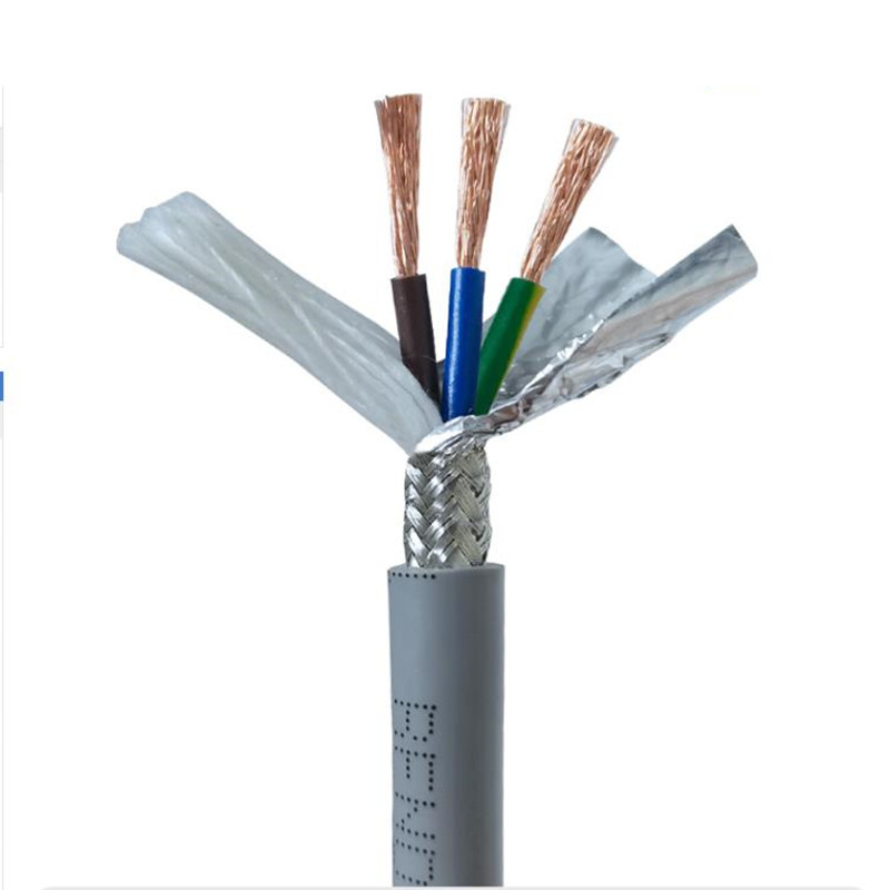 20/18/22AWG 2-20 cores Towline shielded cable 5m PVC flexible wire TRVVP resistance to bending corrosion resistant copper wire