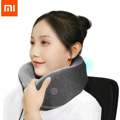 Xiaomi Mijia LF Neck Massage Pillow U-Shape Neck Relax Muscle Therapy Massager Sleep Pillow for Office Travel Rest No Box