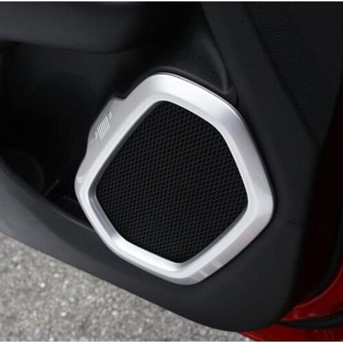For Jeep Renegade 2015 2016 2017 ABS Matte Car Audio Sound Cover Trim Interior Car Styling Accessories
