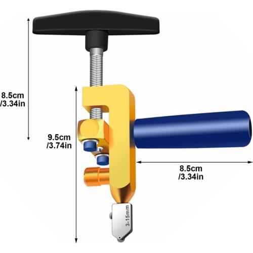 Multi Glass Ceramic Tile Cutter With Knife Wheel Diamond Roller Glass Cutter Cutting Machine Opener Breaker Cutter Divider Tool