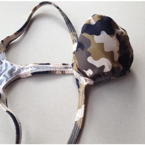 New! Mens Underwear G-String Thong Contoured Pouch Bulge Bud Grape Smugglers Camo