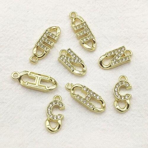 New Arrival! 100pcs Zinc Alloy Rhinestone Connectors For Handmade Necklace Accessories Earring Parts DIY Jewelry Findings