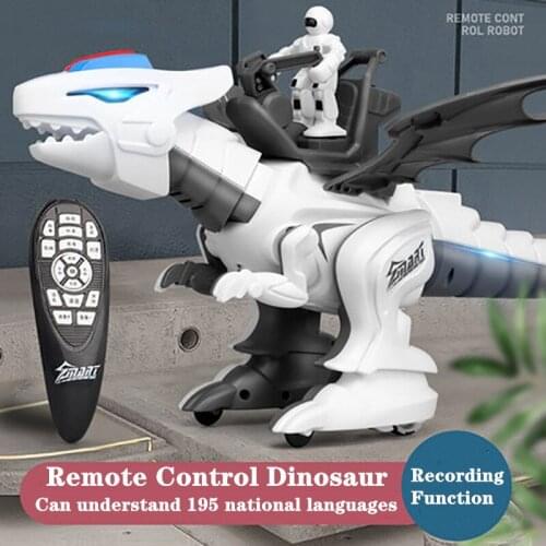 NEW Smart Robot Dinosaur Childrens Educational Toys Can understand 195 National Languages RC animal toys for childrens Gifts
