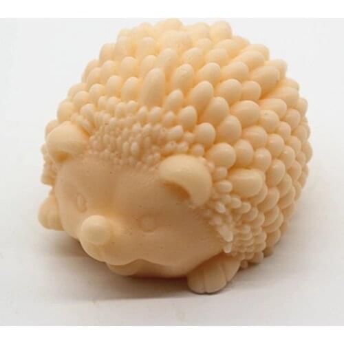 Cute Hedgehog Silicone Candle Mold for DIY Epoxy Resin Aromatherapy Candle Plaster Ornaments Handicrafts Soap Mould Hand Tools